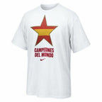 Nike Estrella España Campeones Del Mundo Men's T-Shirt - White - product view 2