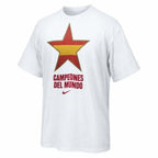Nike Estrella España Campeones Del Mundo Men's T-Shirt - White - product view 3