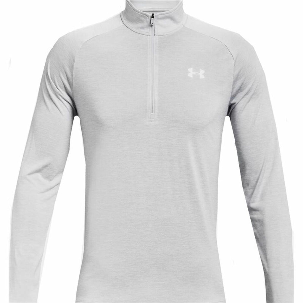 Under Armour Herren Langarm T-Shirt Tech 2.0 1/2 Zip Weiß – Produktansicht 2