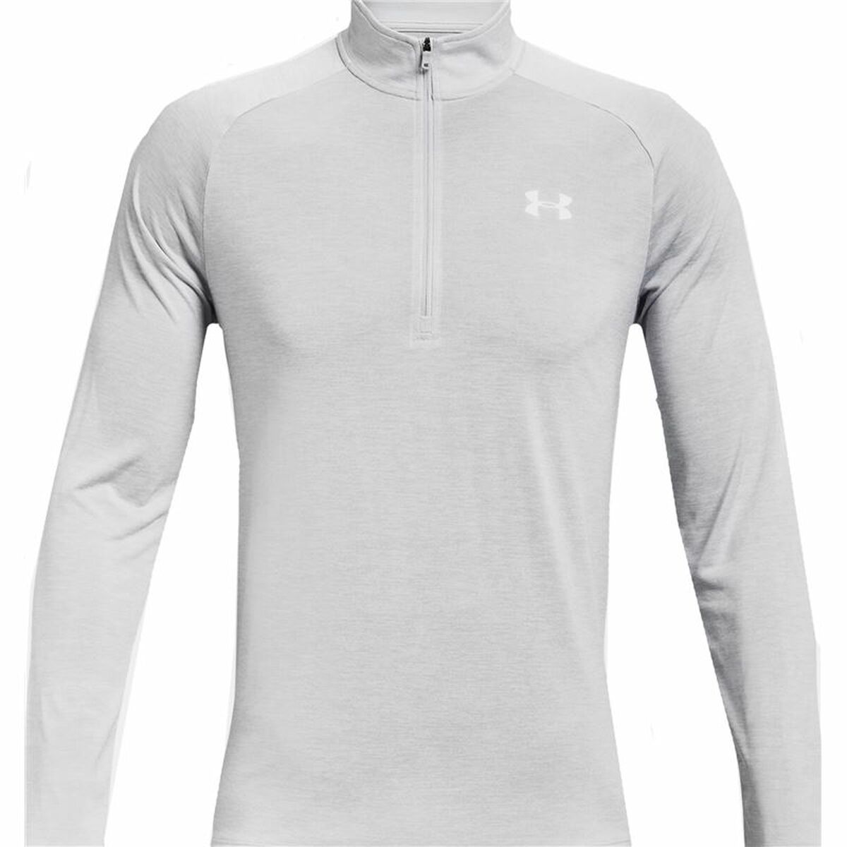 Under Armour Herren Langarm T-Shirt Tech 2.0 1/2 Zip Weiß – Produktansicht 2