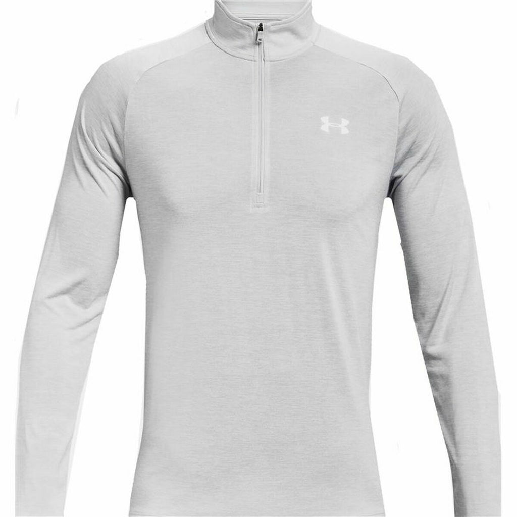 Under Armour Herren Langarm T-Shirt Tech 2.0 1/2 Zip Weiß – XL