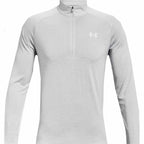 Under Armour Herren Langarm T-Shirt Tech 2.0 1/2 Zip Weiß – Produktansicht 3