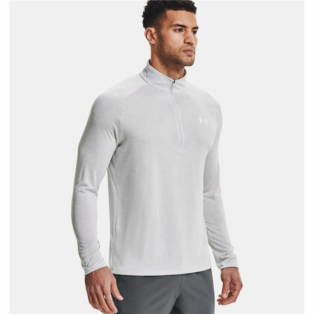 Under Armour Herren Langarm T-Shirt Tech 2.0 1/2 Zip Weiß – Produktansicht 21