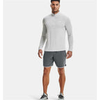 Under Armour Herren Langarm T-Shirt Tech 2.0 1/2 Zip Weiß – Produktansicht 9
