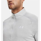 Under Armour Herren Langarm T-Shirt Tech 2.0 1/2 Zip Weiß – Produktansicht 11