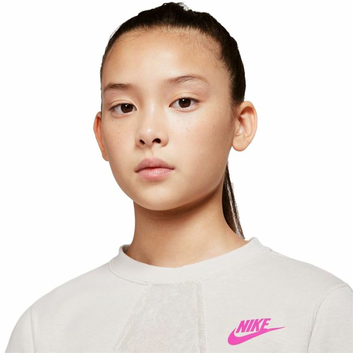 Nike Hoodless Heritage Kids' Sweatshirt - Beige - product view 17