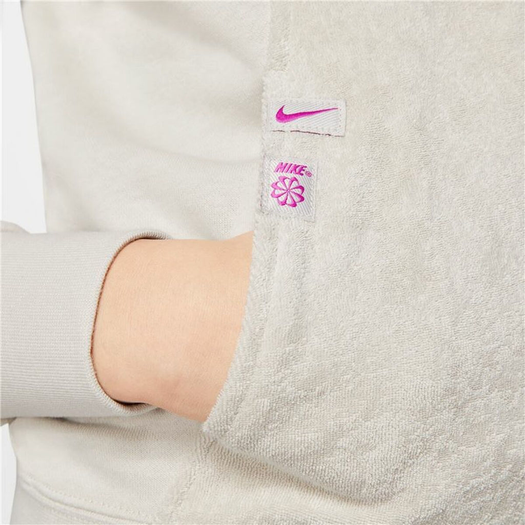 Nike Hoodless Heritage Kids' Sweatshirt - Beige - product view 24