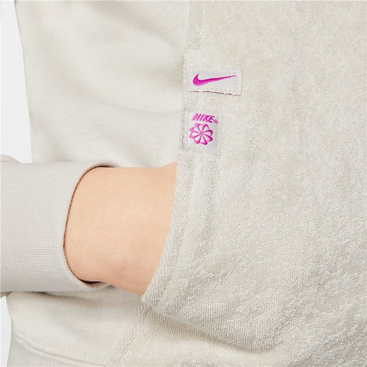 Nike Hoodless Heritage Kids' Sweatshirt - Beige - product view 24