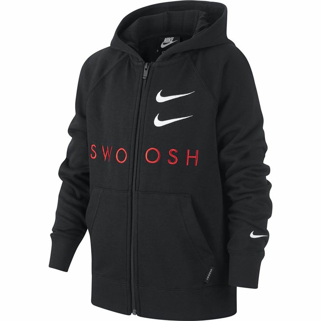 Nike Swoosh Kids' Jacket - Black - product view 3