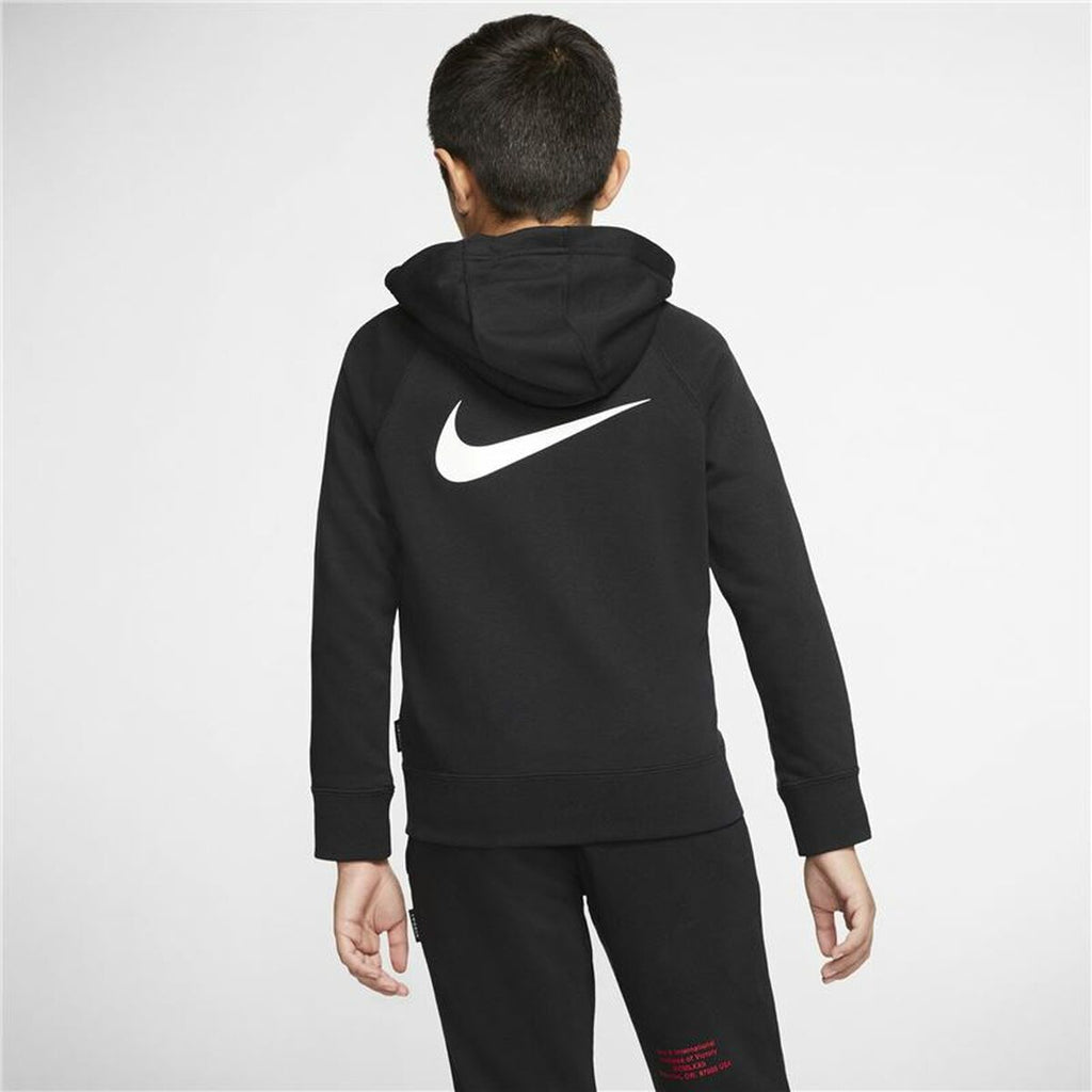 Nike Swoosh Kids' Jacket - Black - product view 12
