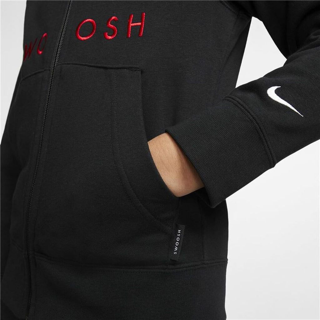 Nike Swoosh Kids' Jacket - Black - product view 5