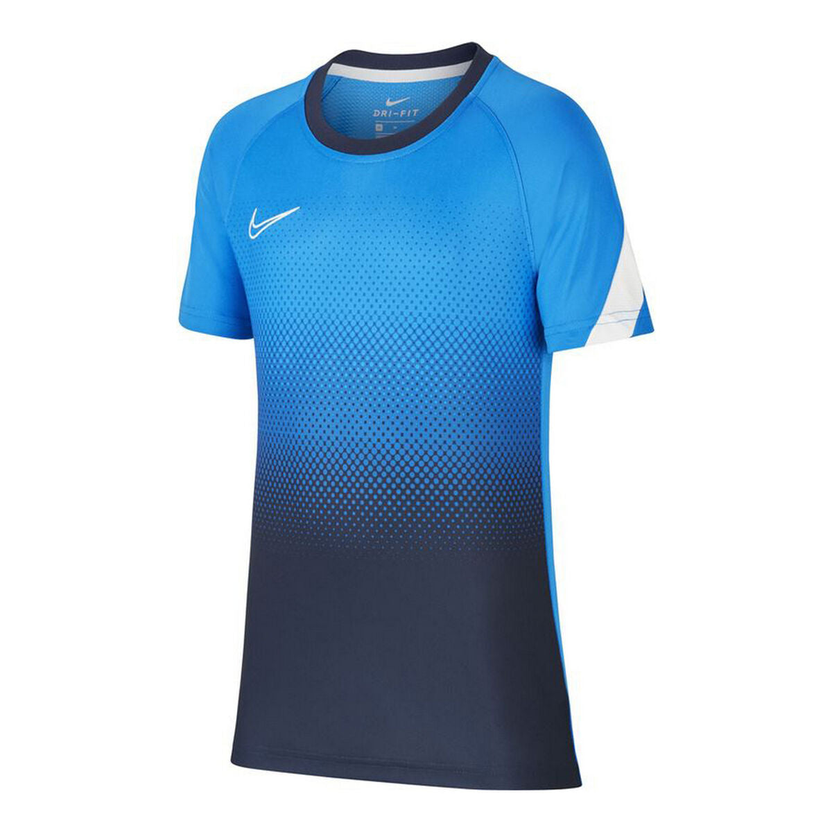 Nike Short Sleeved Football Shirt Dri-FIT Academy Kids' Shirt - Blue