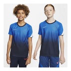 Nike Short Sleeved Football Shirt Dri-FIT Academy Kids' Shirt - Blue - product view 20