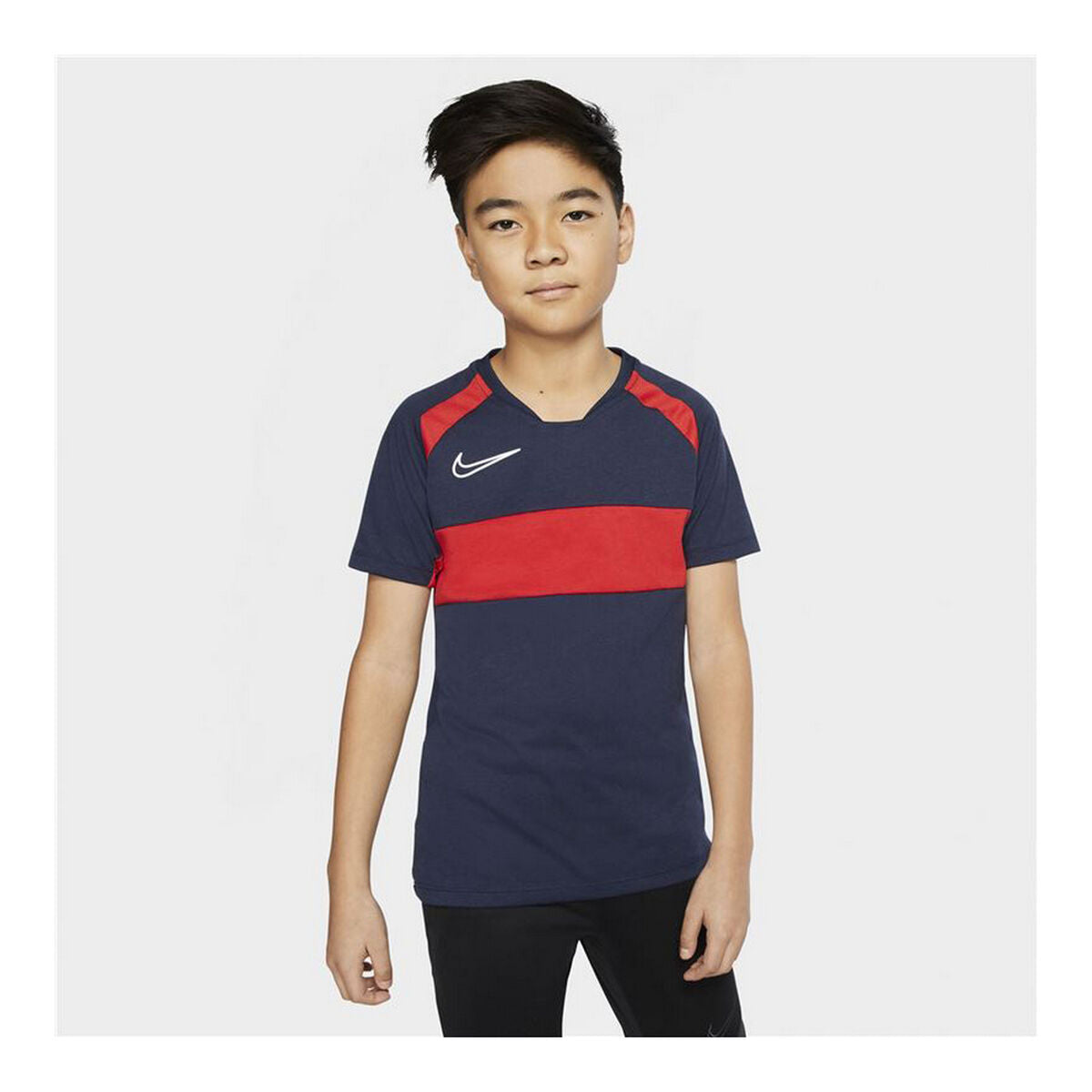 Nike Short Sleeved Football Shirt Dri-FIT Academy Kids' Shirt - Dark blue - product view 15