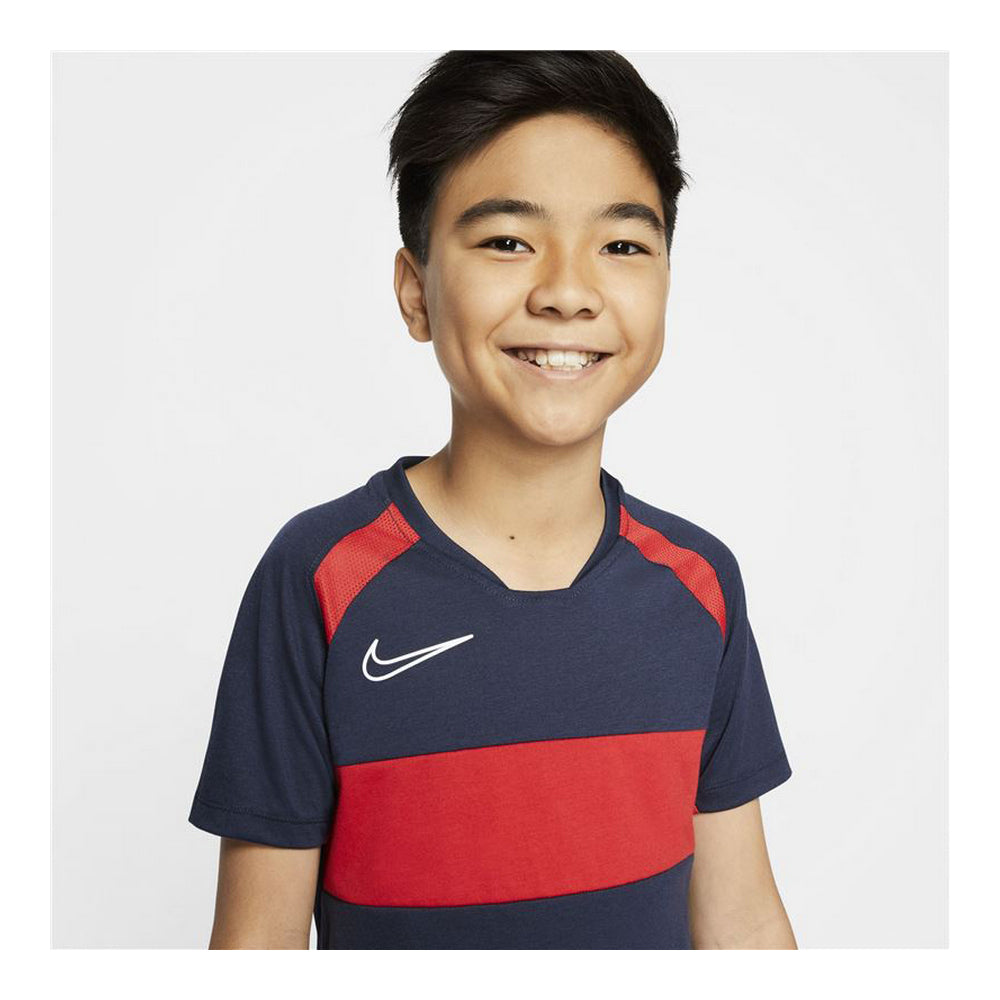 Nike Short Sleeved Football Shirt Dri-FIT Academy Kids' Shirt - Dark blue - product view 12