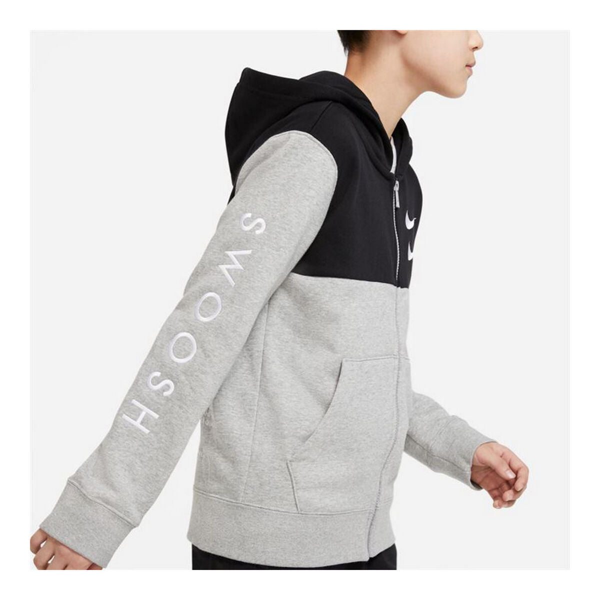 Nike Swoosh Kids' Jacket - Dark grey - product view 7