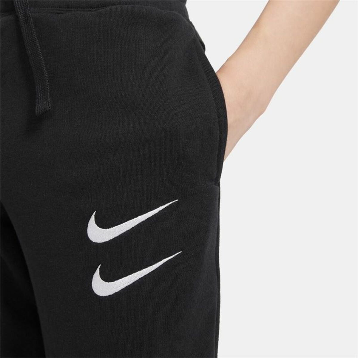 Nike Swoosh Kids' Shorts - Black - product view 13