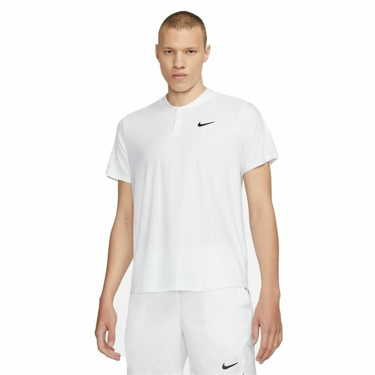 Nike Short Sleeve Court Dri-FIT Advantage Men's Polo Shirt - White - product view 2