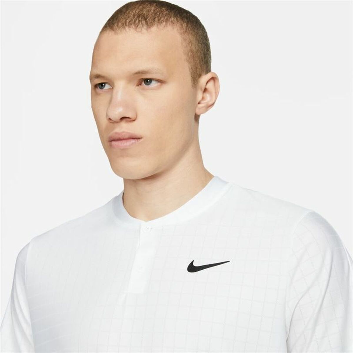 Nike Short Sleeve Court Dri-FIT Advantage Men's Polo Shirt - White - product view 15