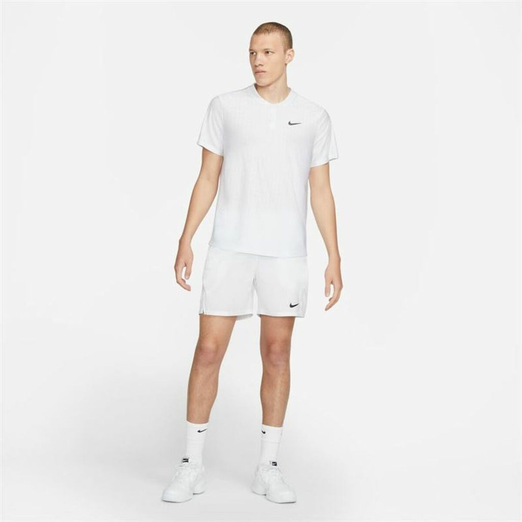Nike Short Sleeve Court Dri-FIT Advantage Men's Polo Shirt - White - product view 11
