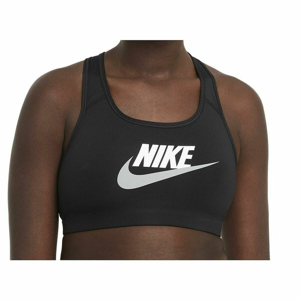 Nike Sports Bra SWSH CB Futura GX DM0579 Women's Sports Bra - Black - product view 3