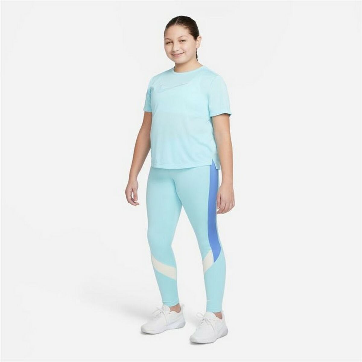 Nike Dri-FIT One Women's Leggings - Aquamarine - product view 13