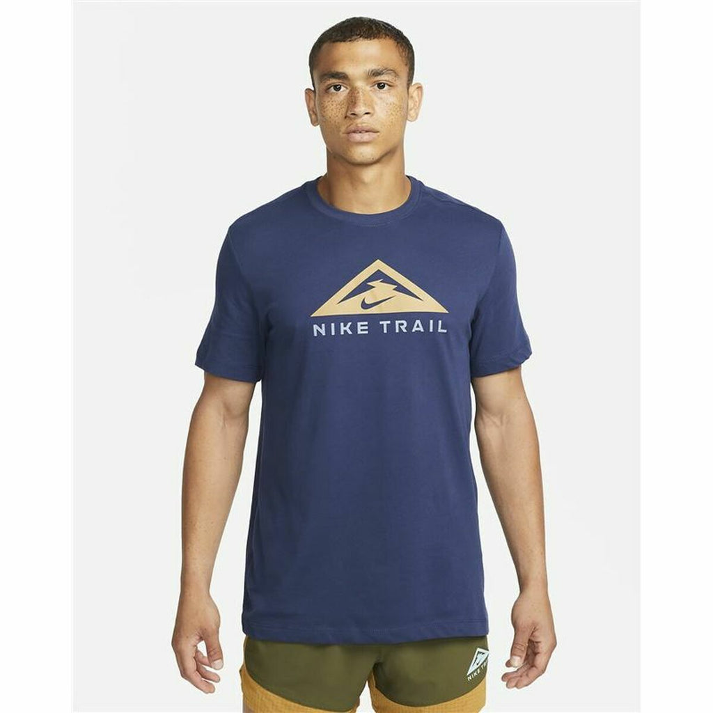 Nike Short-sleeve Sports Pro Dri-FIT M Men's T-Shirt - Blue