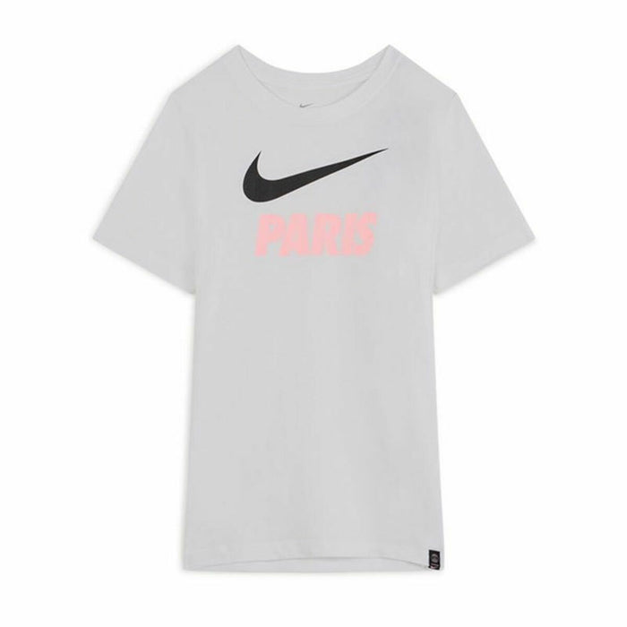 Nike PSG Swoosh Club Kids' T-Shirt - White