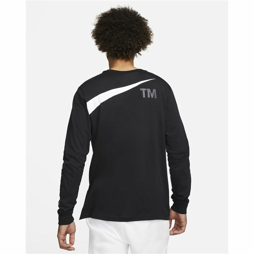 Nike Long Sleeve Sportswear Men's T-Shirt - Black - product view 5