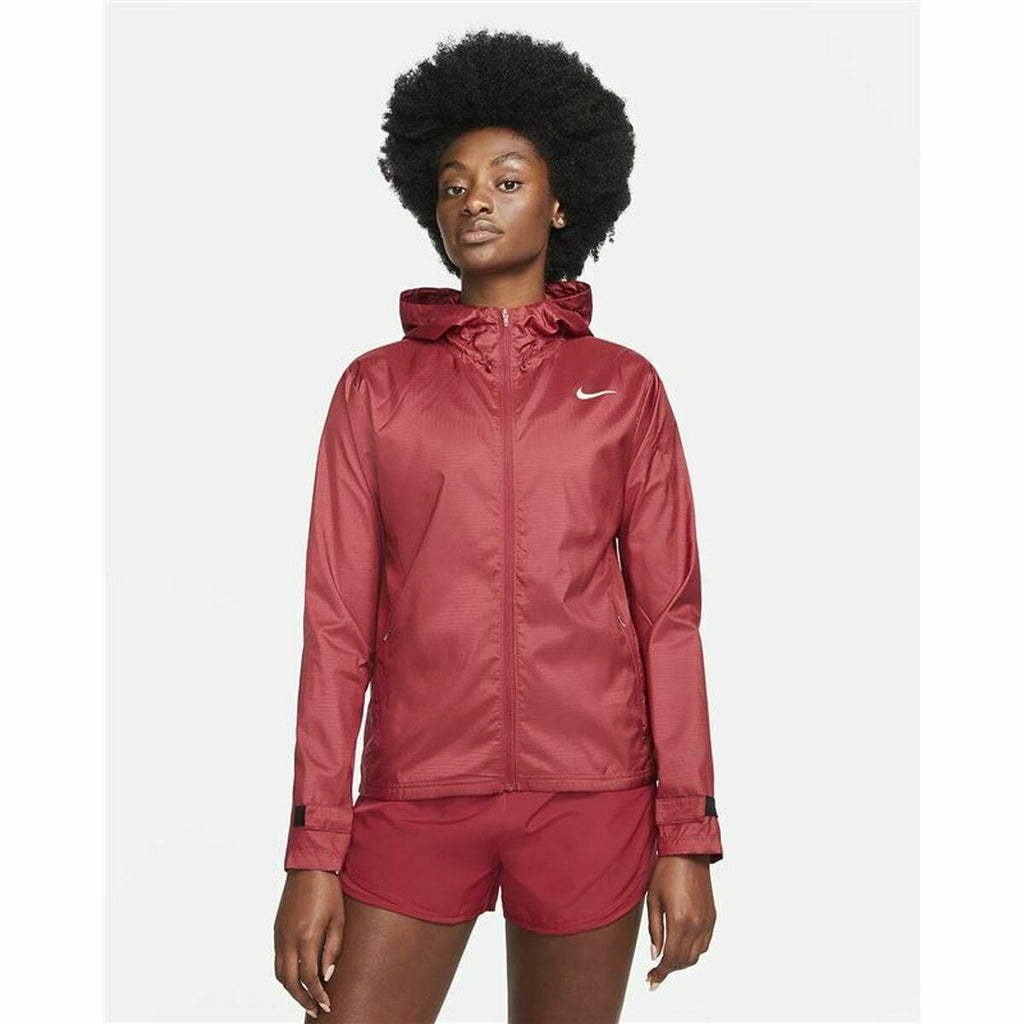 Nike Essential Burgundy Women's Jacket - product view 4