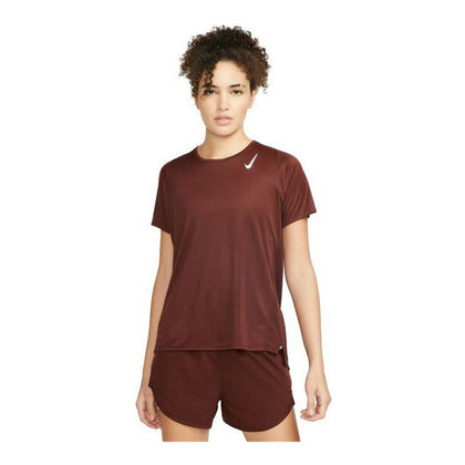 Nike Short-sleeve Dri-FIT Race Women's T-Shirt - Brown