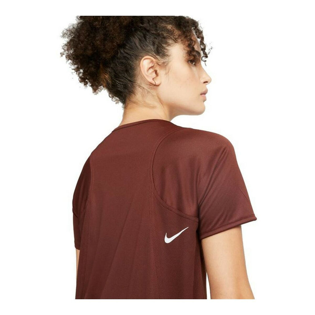 Nike Short-sleeve Sports Dri-FIT Race W Women's T-Shirt - Brown - product view 6