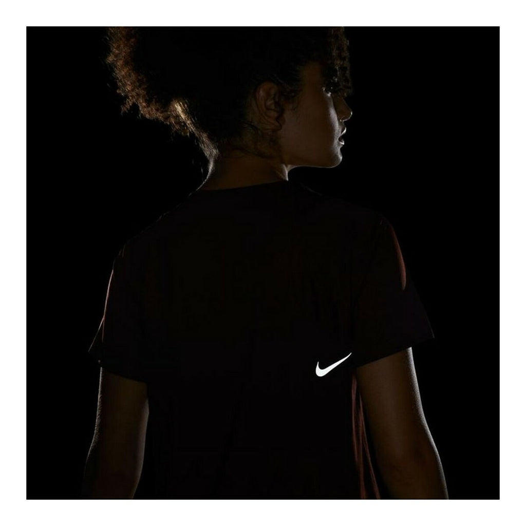 Nike Short-sleeve Sports Dri-FIT Race W Women's T-Shirt - Brown - product view 4