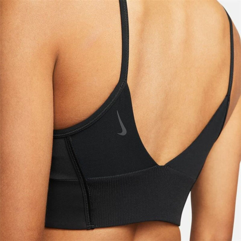 Nike Sports Bra Yoga Dri-FIT Indy Women's Sports Bra - Black - product view 4