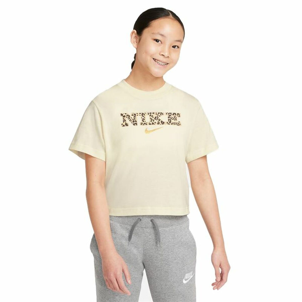Nike Sportswear Kids' T-Shirt - Beige