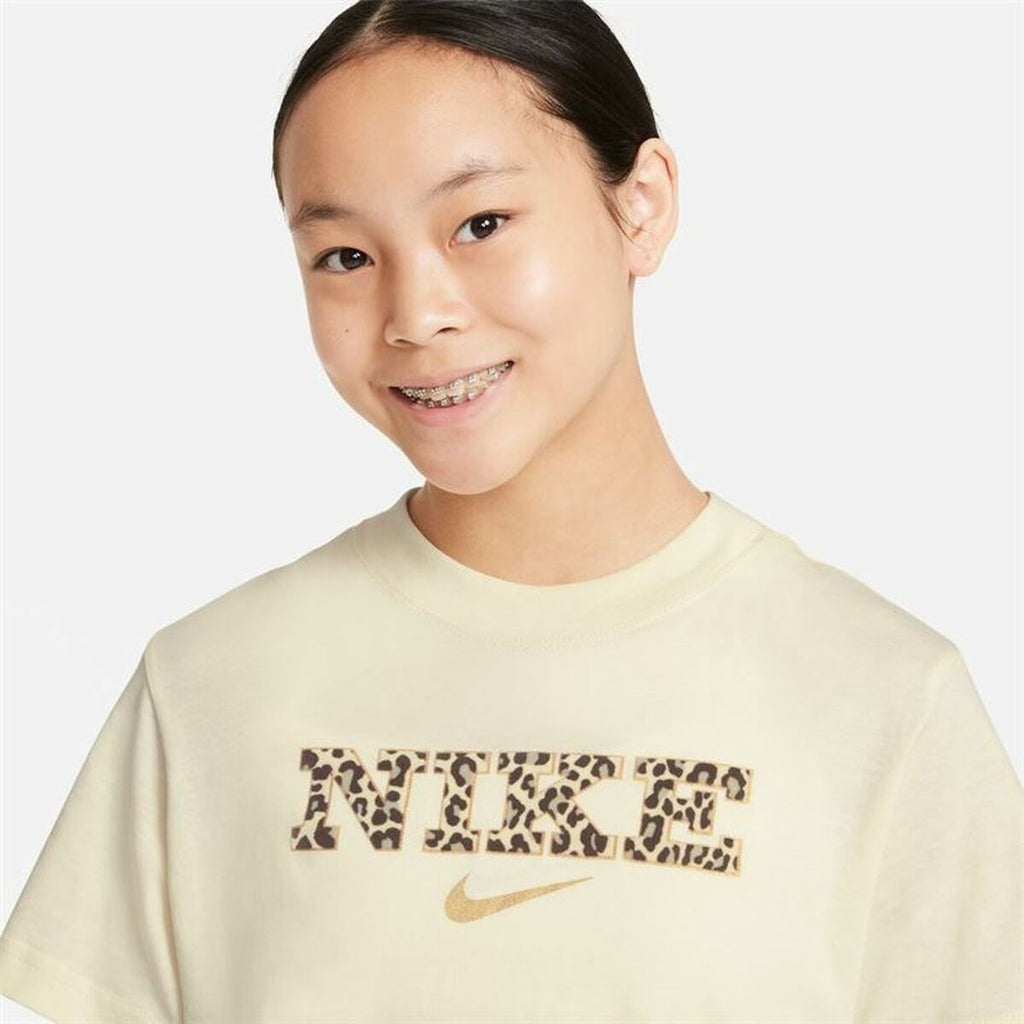 Nike Sportswear Kids' T-Shirt - Beige - product view 11