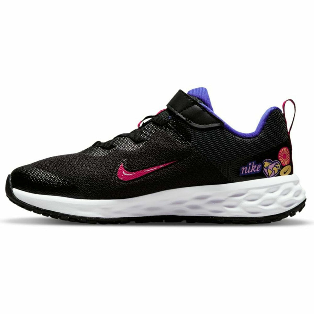Nike DD1103 013 Revolution 6 Kids' Trainers - Black - product view 4