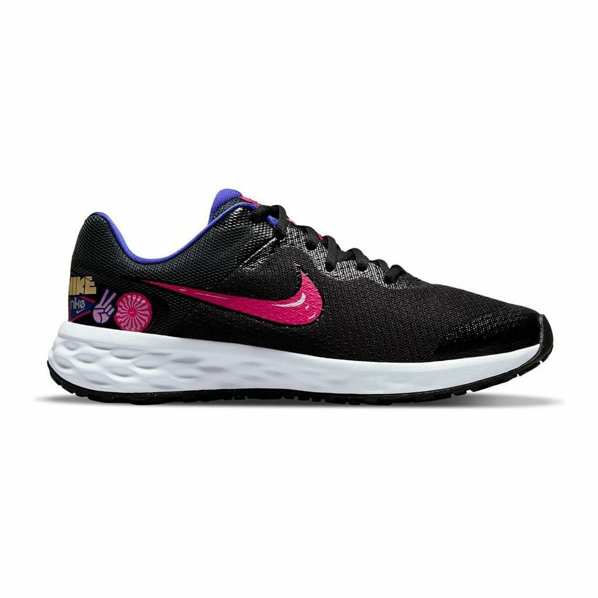 Nike DD1104 013 Revolution 6 Kids' Trainers - Black