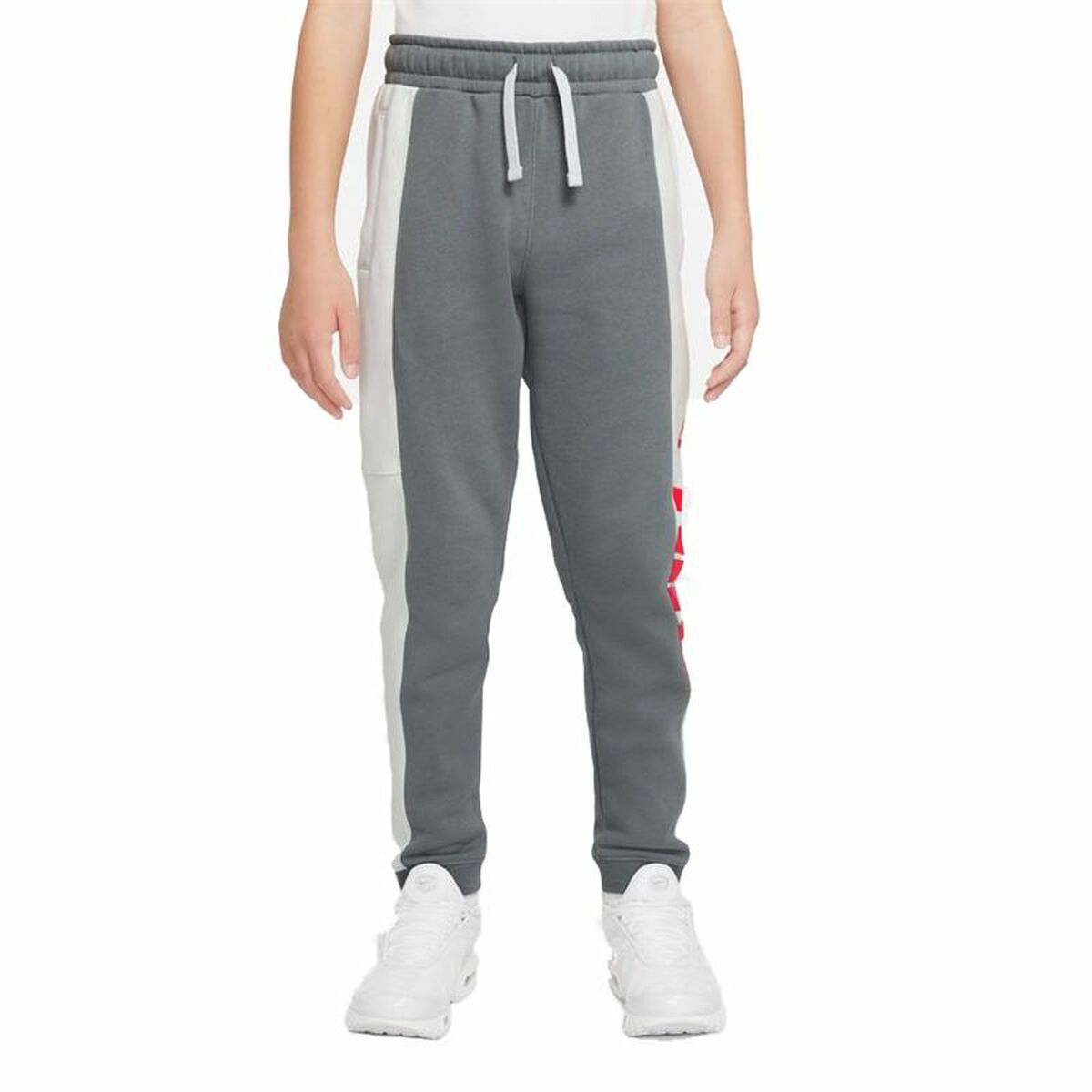 Nike Sportswear Dark Grey Kids' Track Pants - White - product view 2