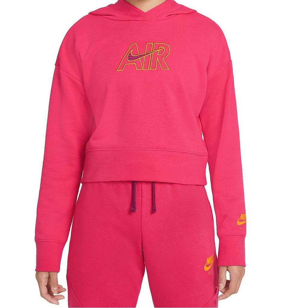 Nike Hooded CROP DM8372 666 Kids' Hoodie - Pink