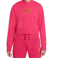 Nike Hooded CROP DM8372 666 Kids' Hoodie - Pink