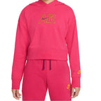 Nike Hooded CROP DM8372 666 Kids' Hoodie - Pink - product view 2
