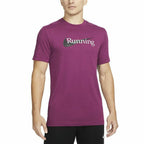 Nike Dri-FIT Men's T-Shirt - Violet - product view 2