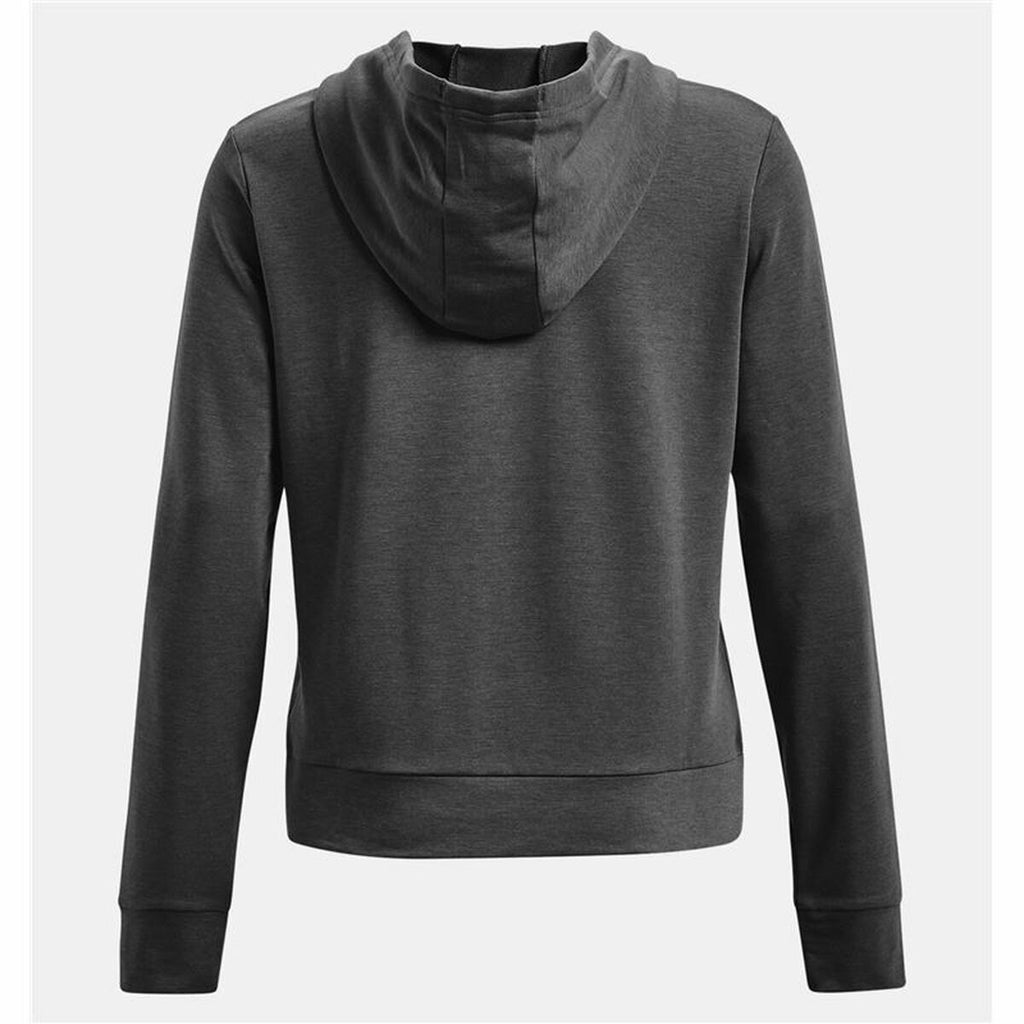 Women’s Hoodie Under Armour Rival Terry FZ With hood Dark grey