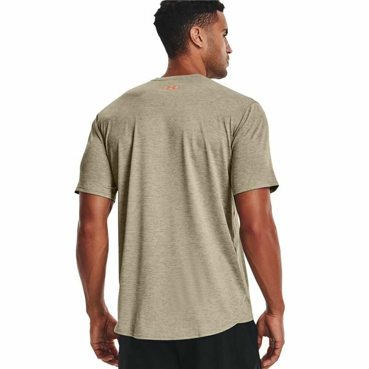 Short Sleeve T-Shirt Under Armour Vent Graphic. Light brown