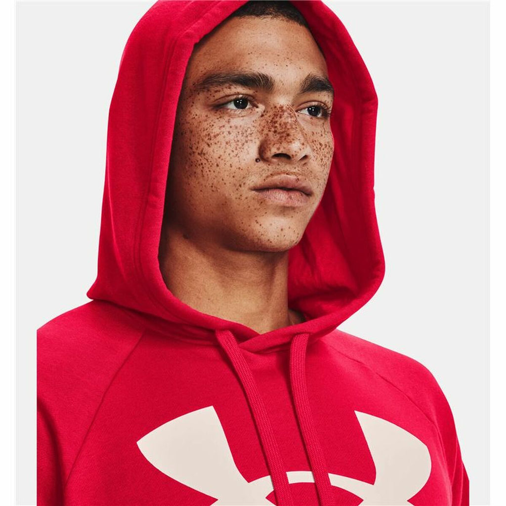 Men’s Hoodie Under Armour Rival Big Logo Red