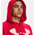 Men’s Hoodie Under Armour Rival Big Logo Red
