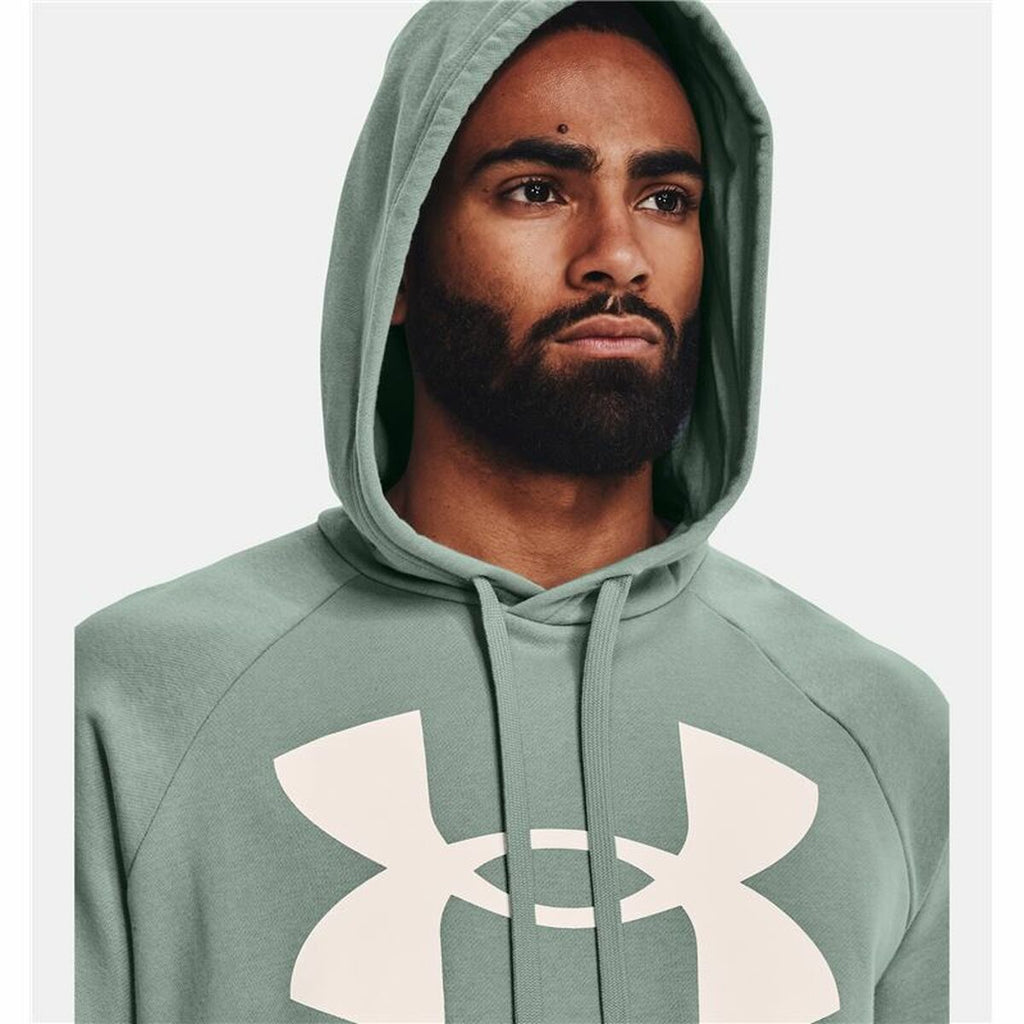 Men’s Hoodie Under Armour Rival Big Logo Green