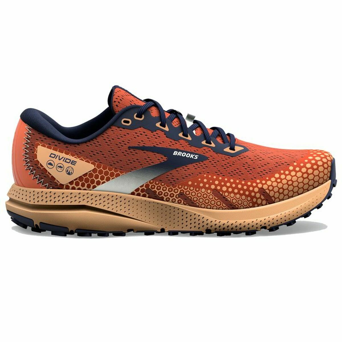 Brooks Divide 3 Men's Running Shoes - Orange - product view 2