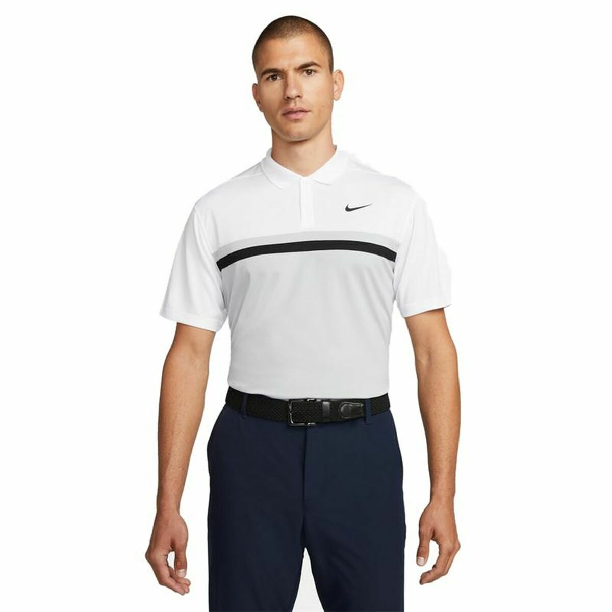Nike Short Sleeve Dri-FIT Victory Men's Polo Shirt - White - product view 2